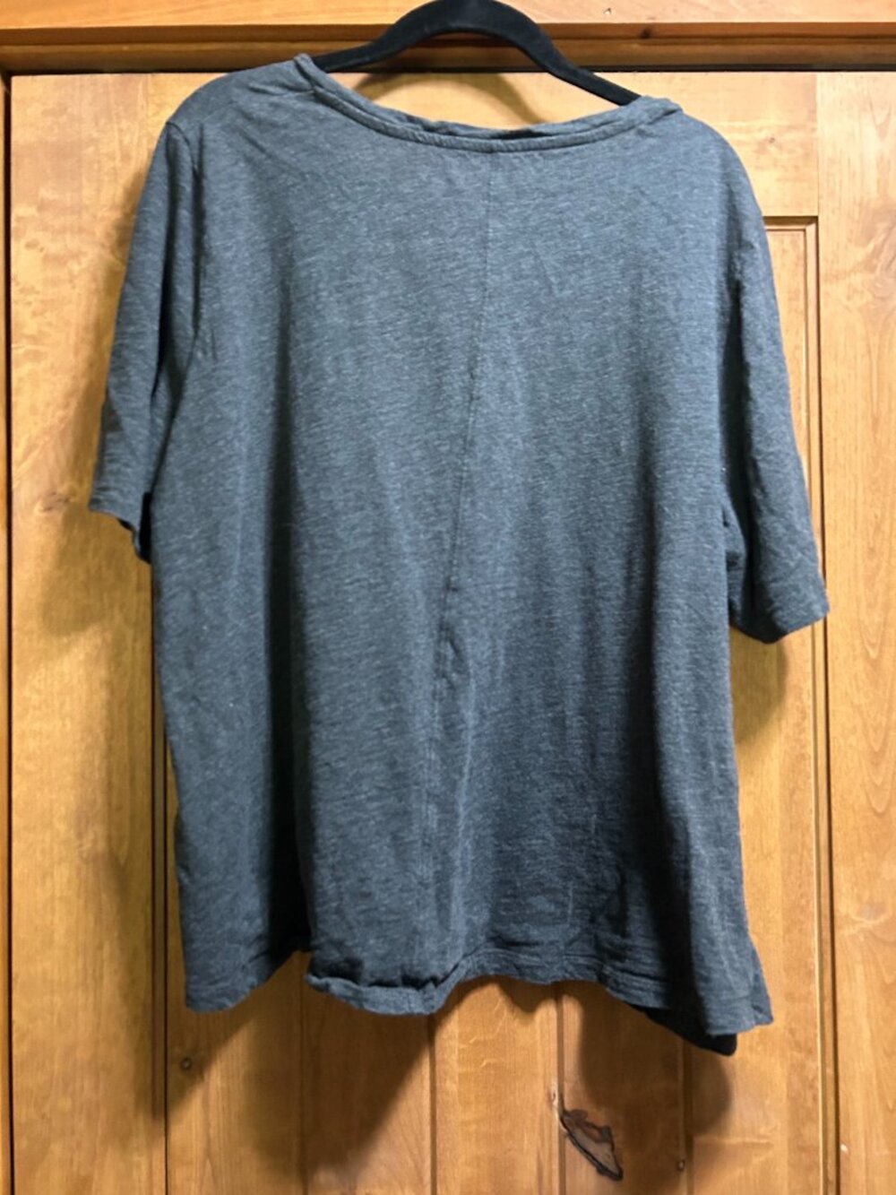 Eileen Fisher Dark Grey Cotton Tshirt Size 1x